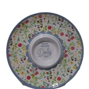 Floral Blue and White Plate Set